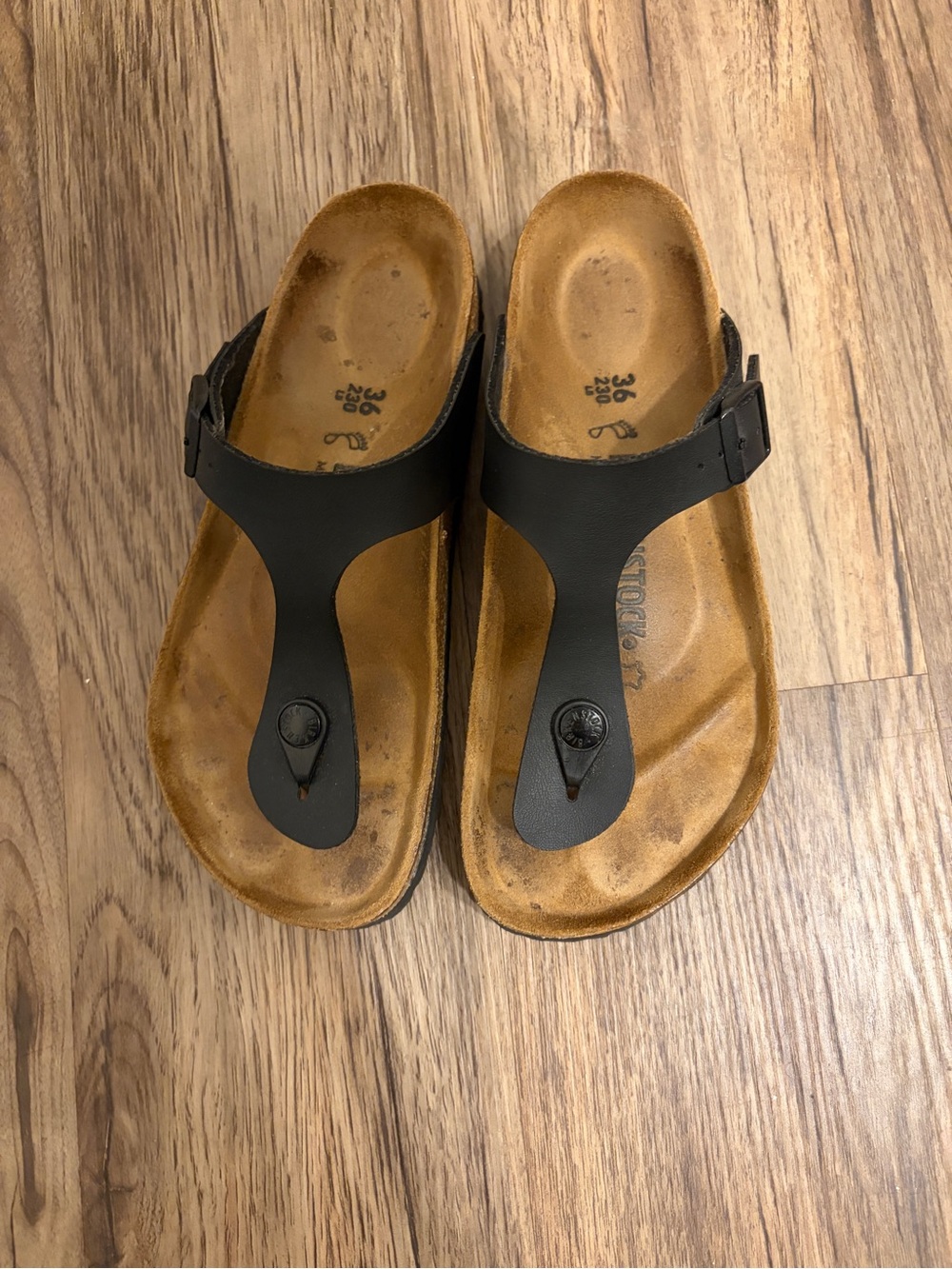 Birkenstock Black Thong Sandals
